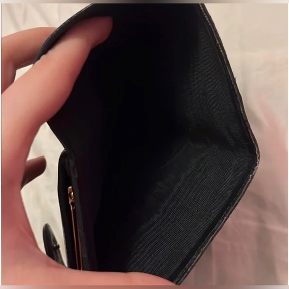 SOLD Authentic WOC Large Timeless Wild Stitch Chanel Leather Wallet Snap Closure - Picture 10 of 15